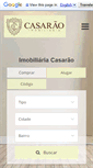 Mobile Screenshot of imobiliariacasarao.com.br